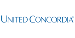 United Concordia logo in blue text on white background