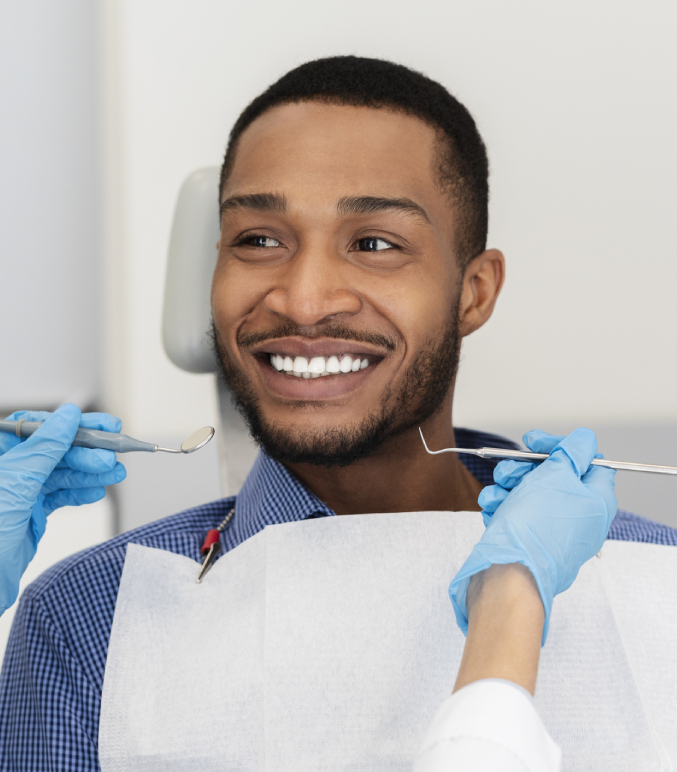 Routine Dental Care Background