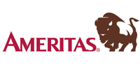 Ameritas logo featuring company name in red text with brown bull icon.